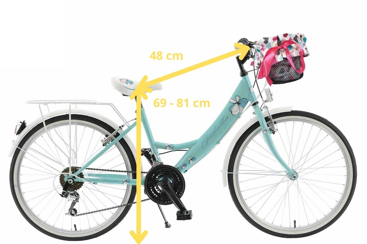 Stylish bike with adjustable seat height.