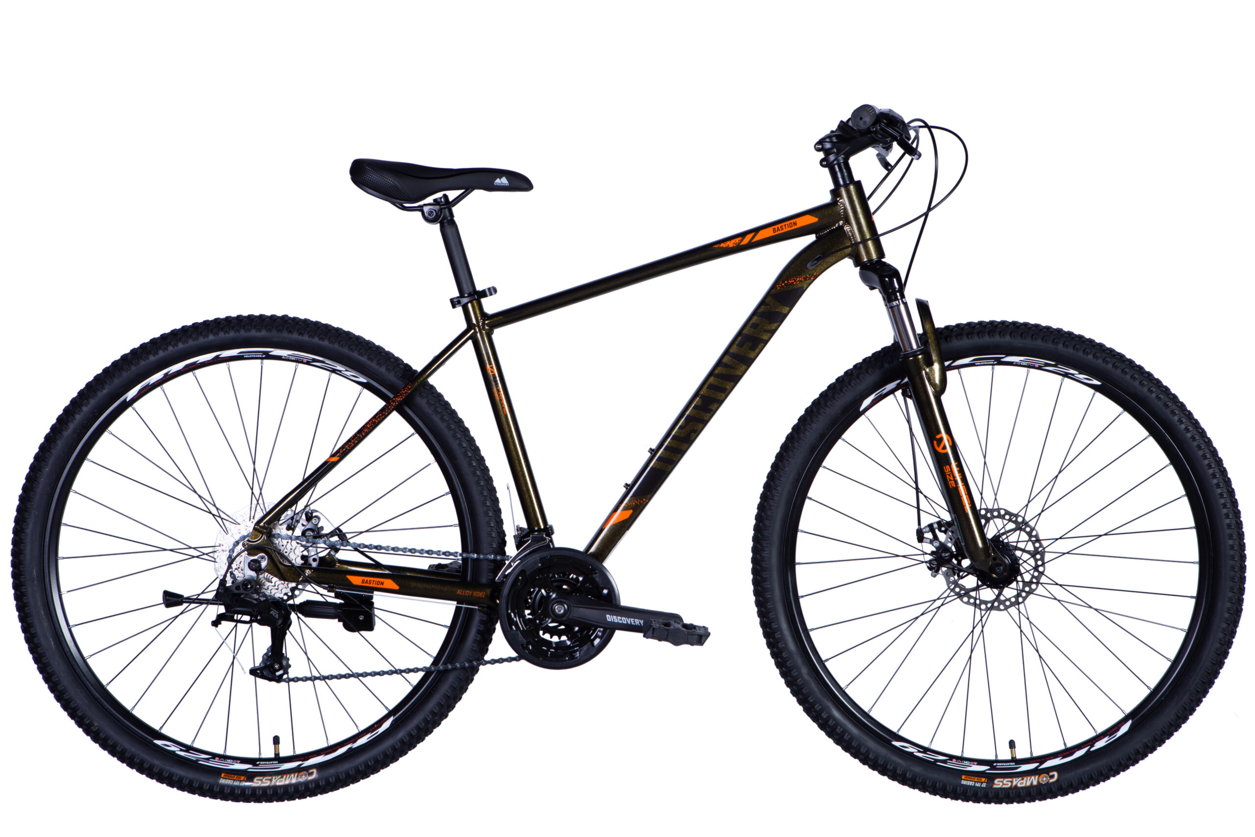 Mountain bike with rugged design and features