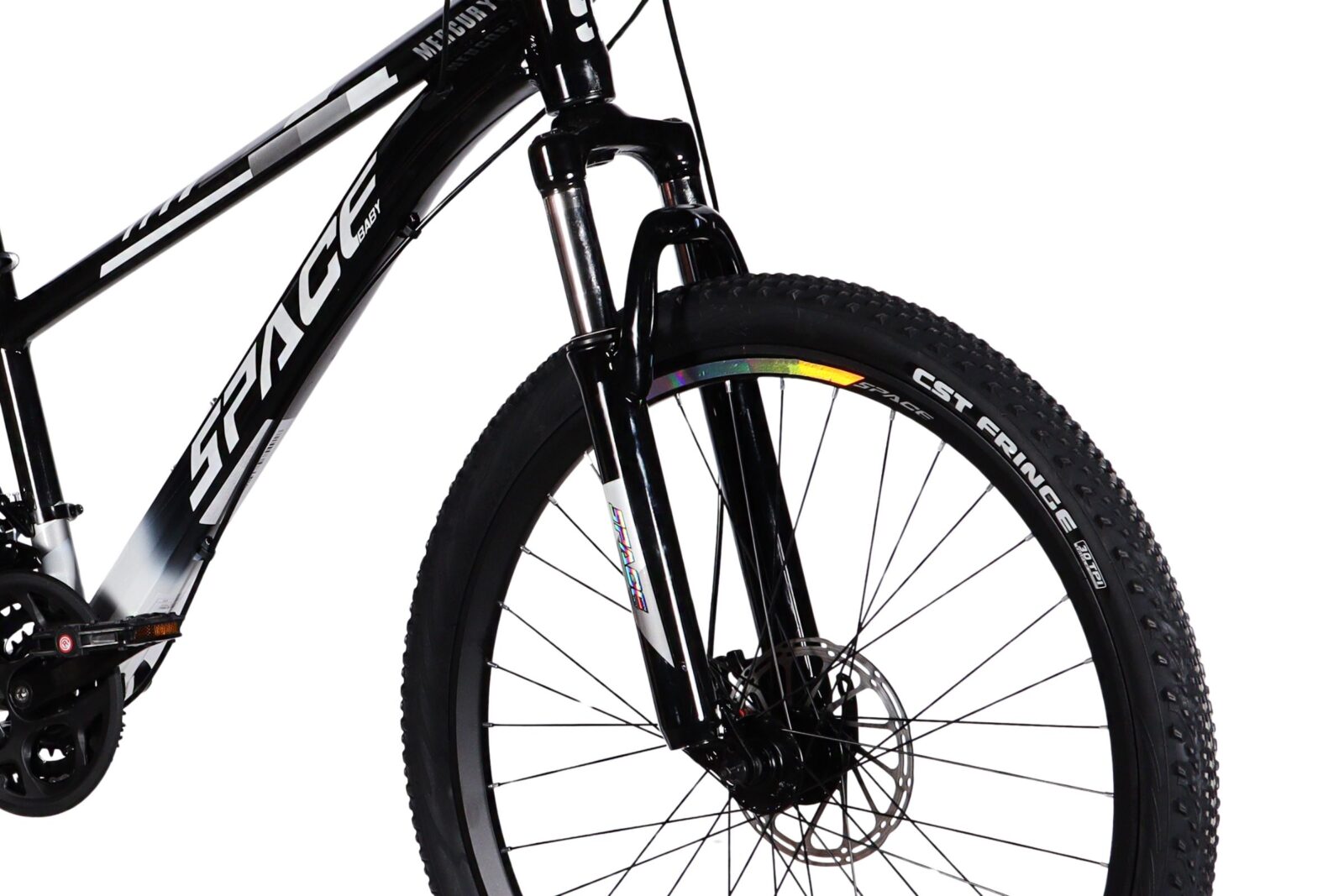 mtb children's bike mercury aluminium 26", 145 170 cm, 21 speeds, black/red