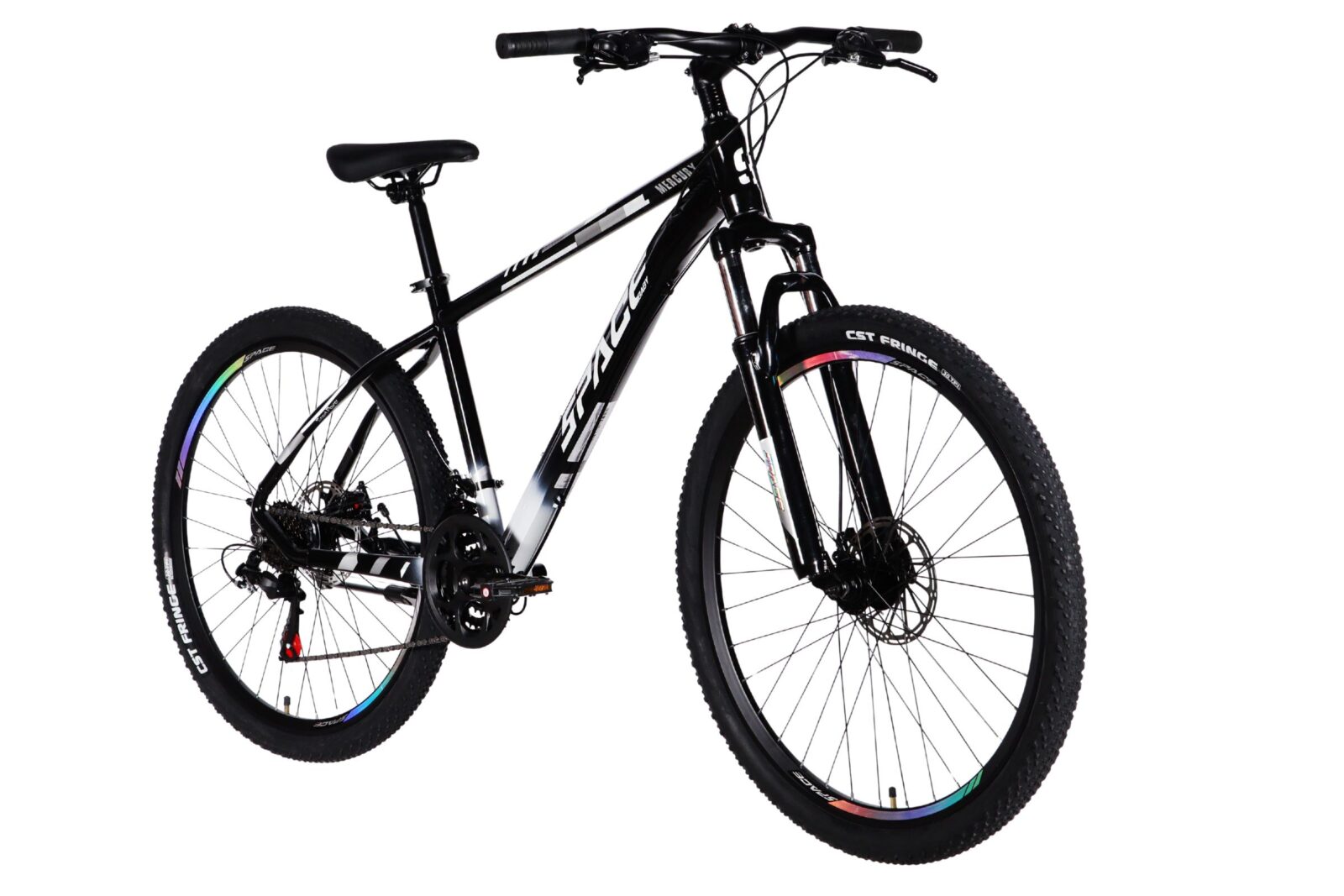 mtb bike mercury aluminium 27.5", 160 185 cm, 21 speeds, black